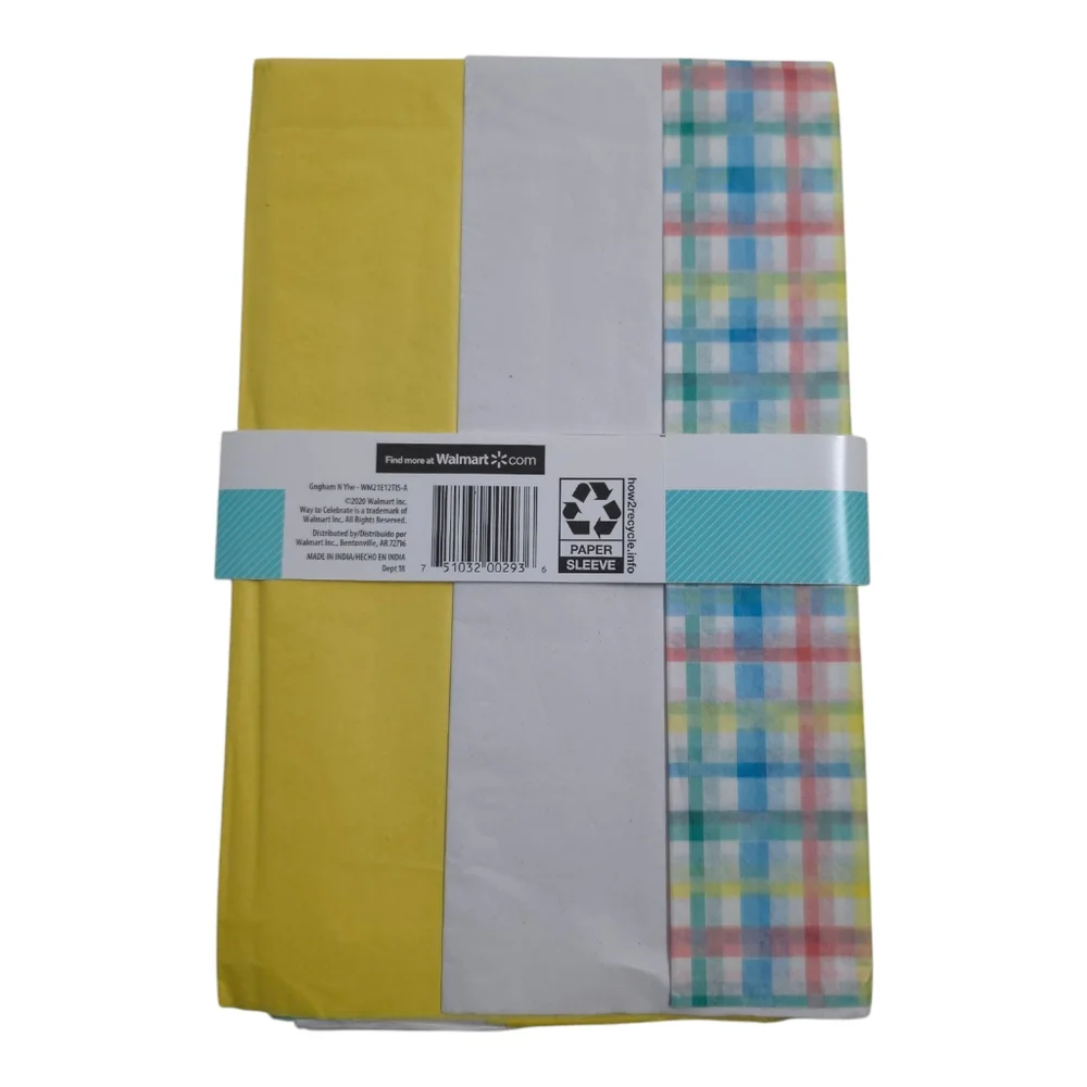 Easter Tissue Paper 6-Pack For Gift Bags Boxes 12 Sheets 20